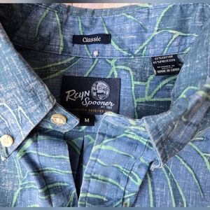 Reyn Spooner Classic reissue Monstera shirt M